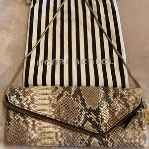 Henri Bendel Debutante clutch/shoulder bag